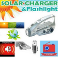 iBank(R)Solar Hand Crank Radio and Flashlight